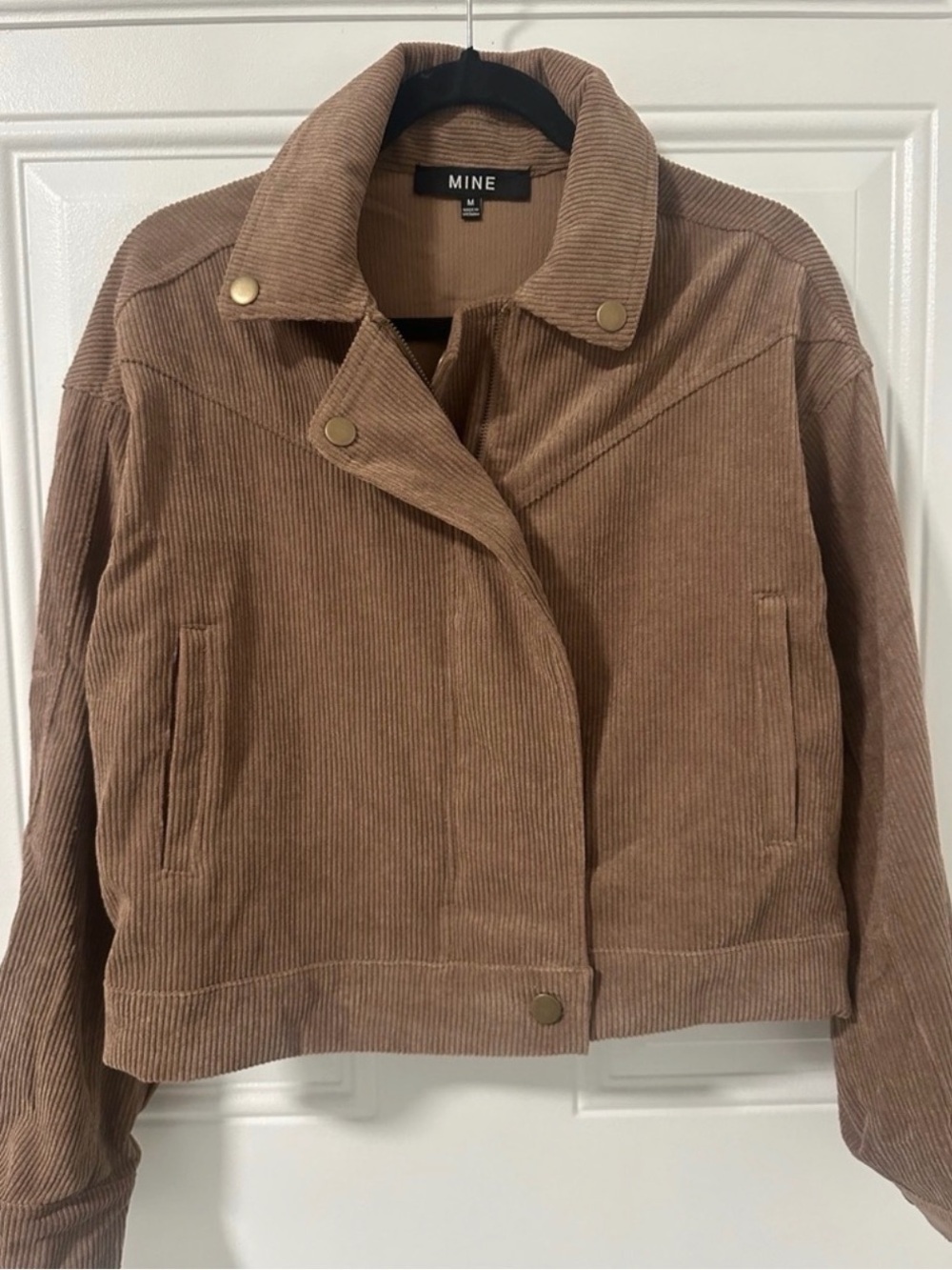 Mine Tan Corduroy Utility Jacket Size Medium NWOT - Picture 6 of 11